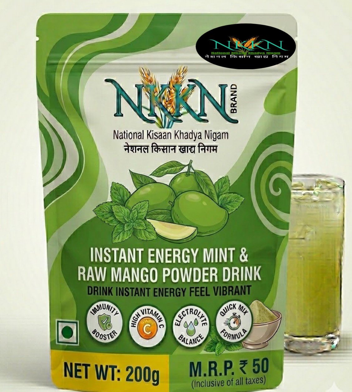 You are currently viewing NKKN Brand Instant Mint & Raw Mango Powder – A Refreshing Blend of Taste and Health