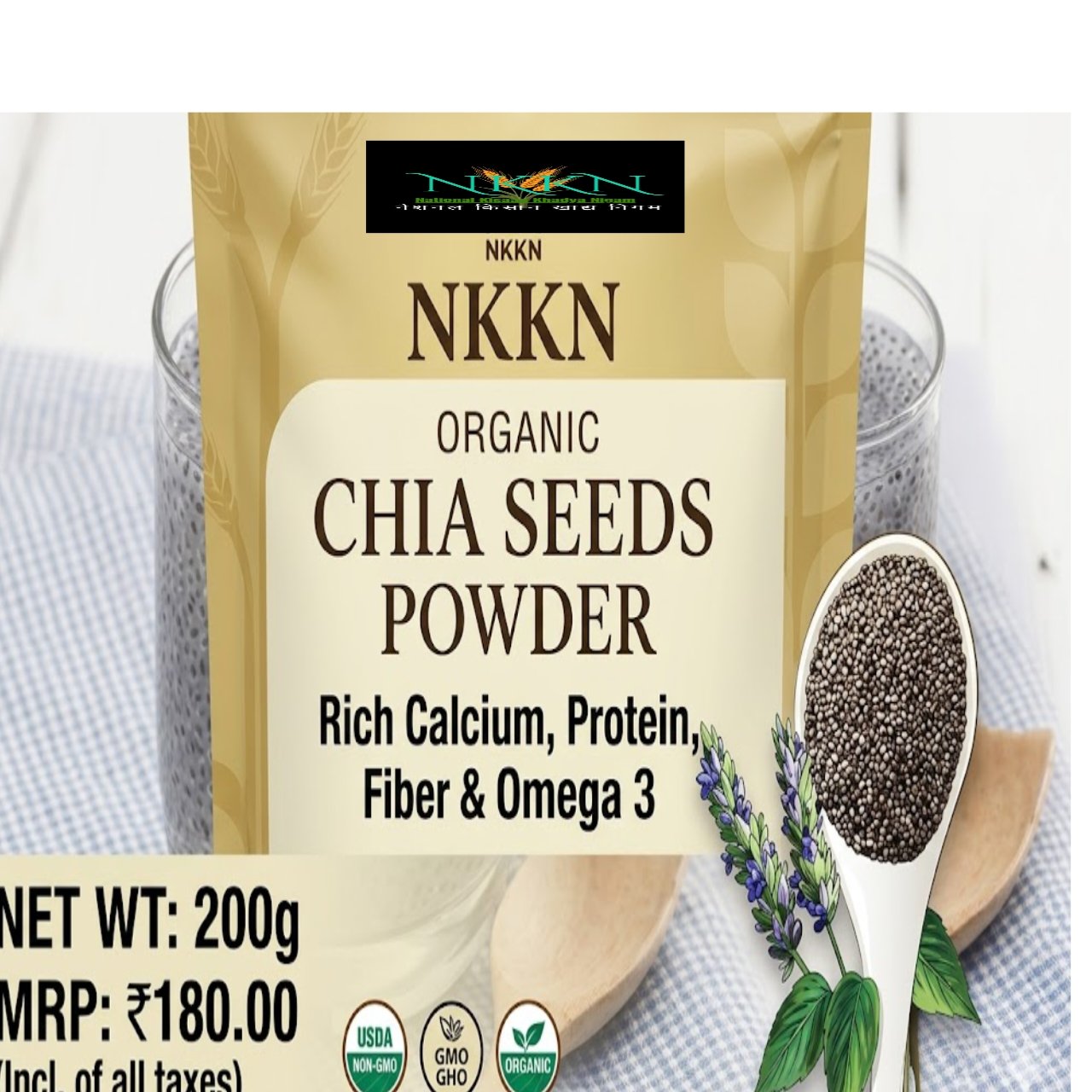 You are currently viewing NKKN Brand Organic Chia Seeds Powder: A Superfood for Modern Healthy Living