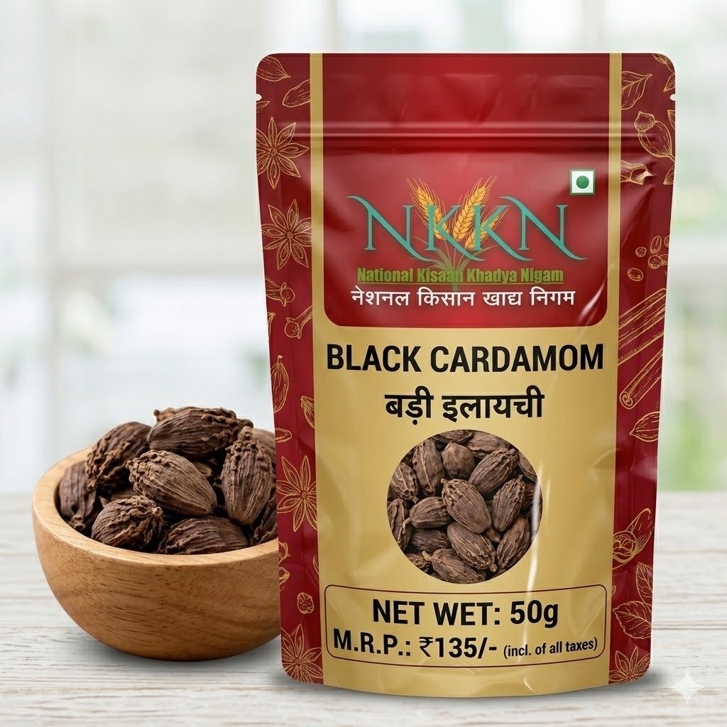 You are currently viewing NKKN Brand Black Cardamom – A Bold and Aromatic Spice for Every Kitchen